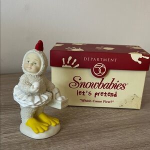 Department 56 Snowbabies Figurine “Which Came First?”